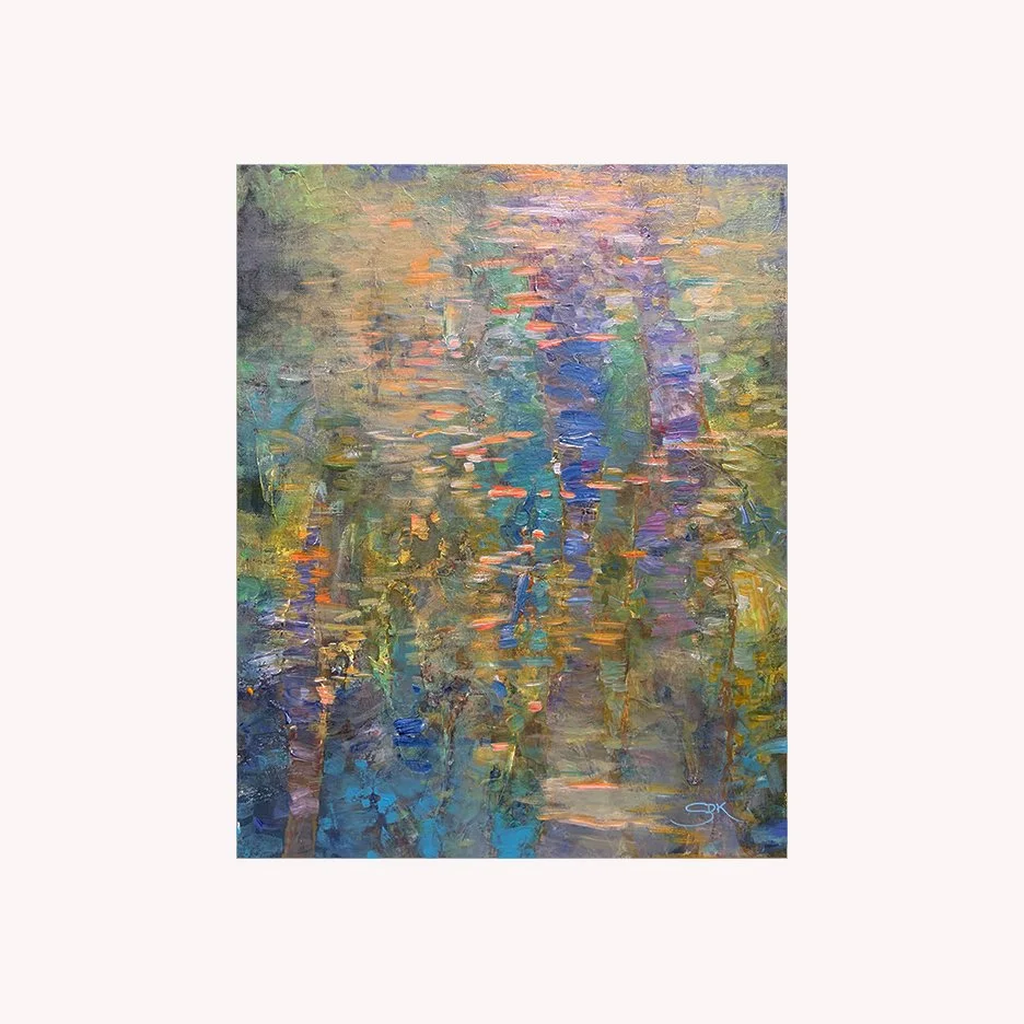 Cool Water,” acrylic on canvas original, 16” x 20” — Susan Kennedy Art